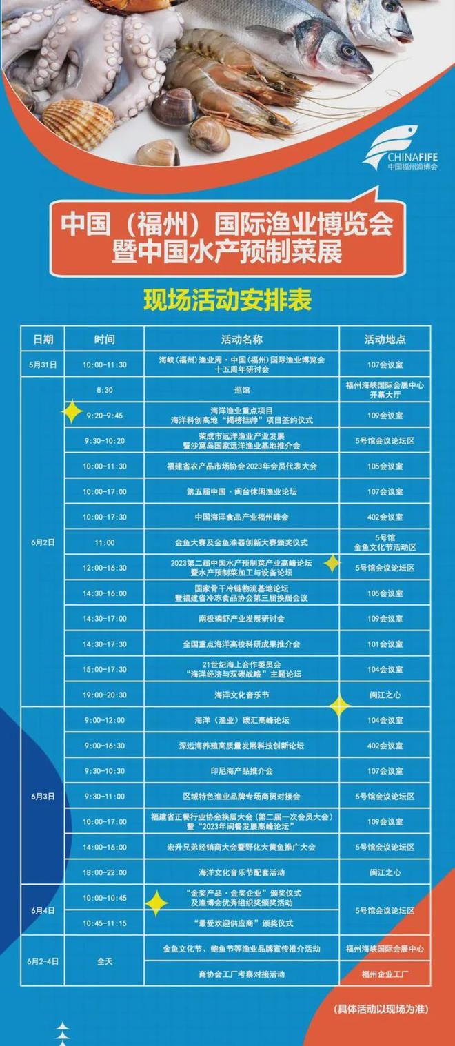 收J9九游会 九游会J9藏 “种草”中国福州渔博会怎么能少的了这份展期会议合集(图1)