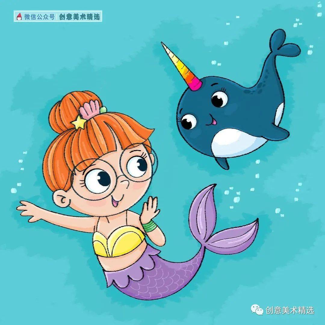 九游会J9 J9九游会海底世界怎么画？——19张探秘海底创意儿童画一次看个够！(图2)