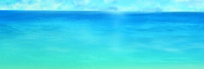 美丽海洋怎么画？新手简易J9九游会 九游会J9画发光海洋的画法！(图7)