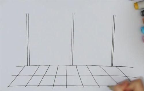 彩色海洋馆简笔画图片大全J9九游会 九游会J9 儿童画海洋馆简笔画步骤画法(图1)