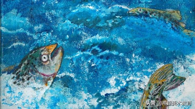 在九游会J9 J9九游会美国3年级-12年级小孩子的绘画作品展示(图3)