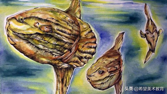 在九游会J9 J9九游会美国3年级-12年级小孩子的绘画作品展示(图5)