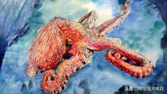 在九游会J9 J9九游会美国3年级-12年级小孩子的绘画作品展示(图7)