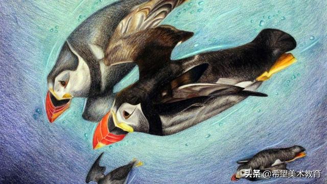在九游会J9 J9九游会美国3年级-12年级小孩子的绘画作品展示(图9)