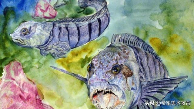 在九游会J9 J9九游会美国3年级-12年级小孩子的绘画作品展示(图8)