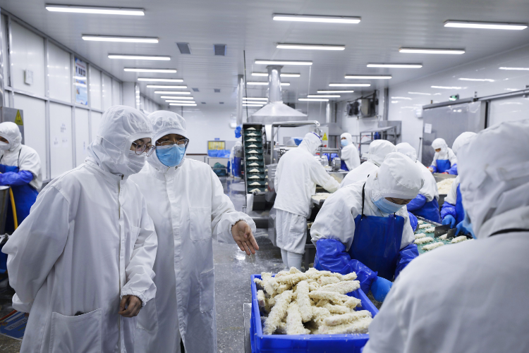 九游会J9 J9九游会文登农商银行：近10亿元贷款 激发海洋食品发展新动能(图1)