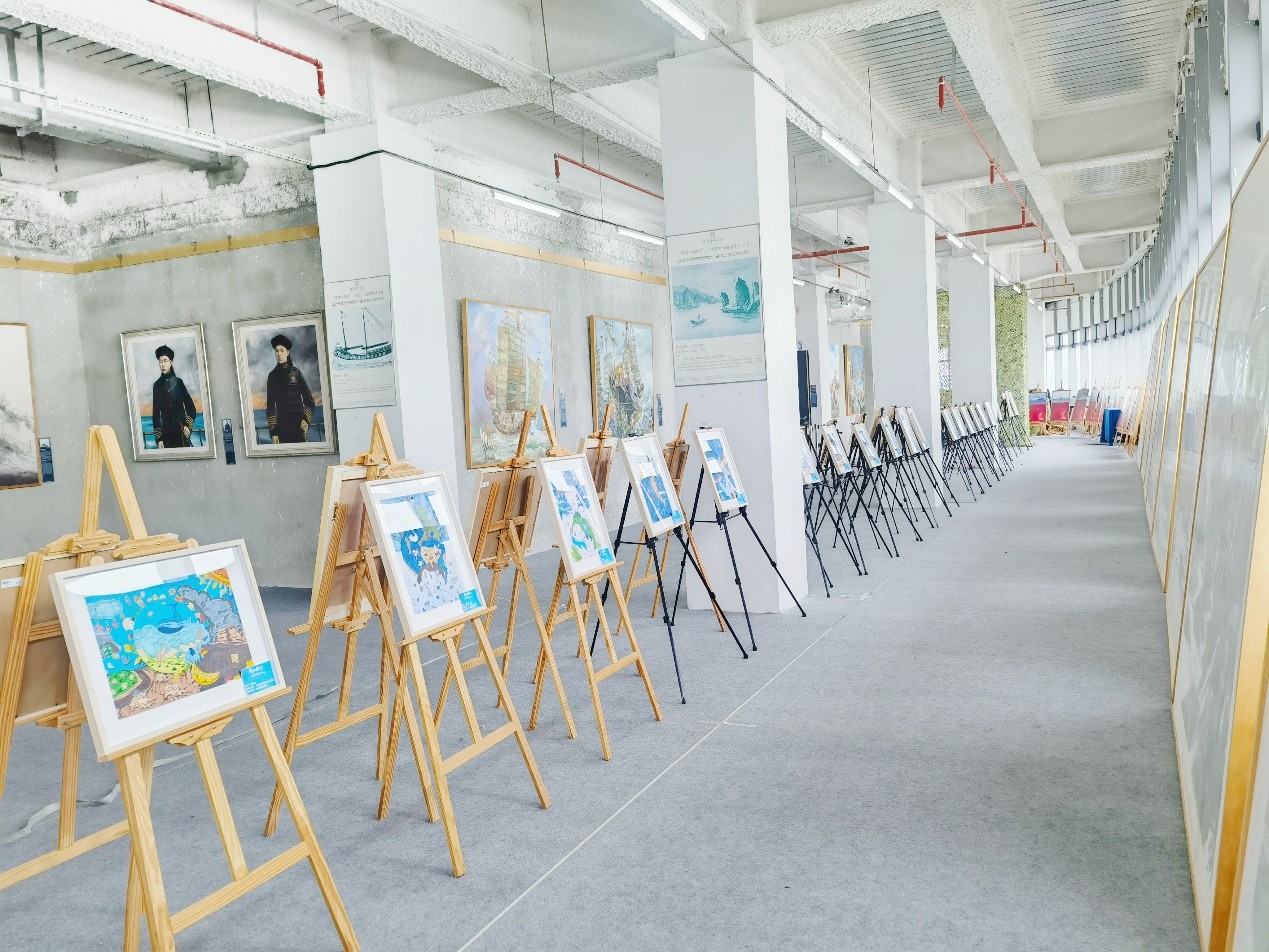 J9九游会 九游会J9艺术赋能海洋 第九届《风帆时代》海洋绘画作品展正式开启(图3)